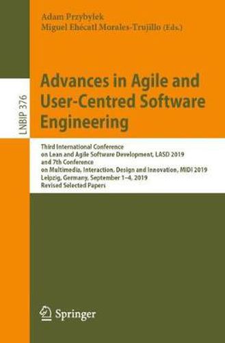 Cover image for Advances in Agile and User-Centred Software Engineering