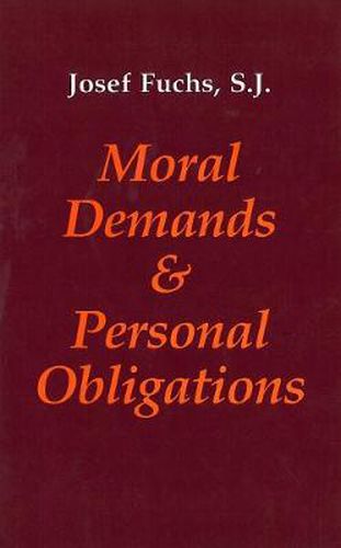 Cover image for Moral Demands and Personal Obligations