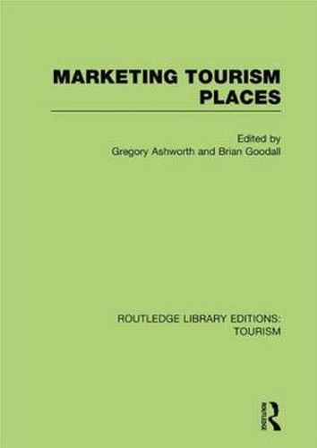 Cover image for Marketing Tourism Places (RLE Tourism)