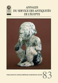 Cover image for Annales du Service des Antiquities de l'Egypte: Volume 83