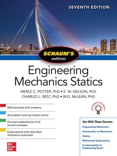 Cover image for Schaum's Outline of Engineering Mechanics: Statics, Seventh Edition