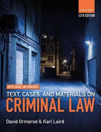 Cover image for Smith, Hogan, & Ormerod's Text, Cases, & Materials on Criminal Law