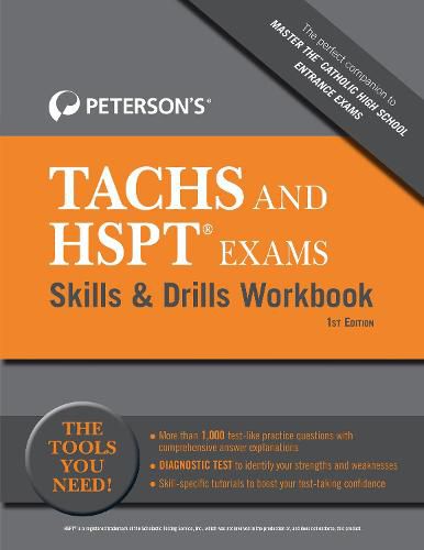 Cover image for Peterson's TACHS and HSPT Exams Skills & Drills Workbook