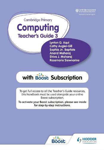 Cover image for Cambridge Primary Computing Teacher's Guide Stage 3 with Boost Subscription