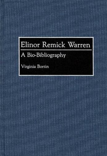 Cover image for Elinor Remick Warren: A Bio-Bibliography