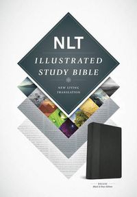 Cover image for NLT Illustrated Study Bible Tutone Black/Onyx