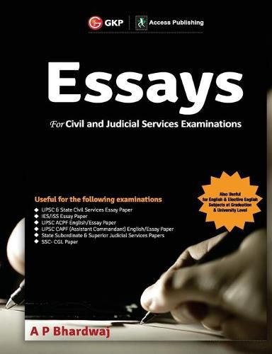 Cover image for Essays for Civil and Judicial Services Examinations 2019