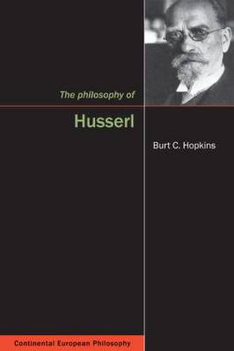 Cover image for The Philosophy of Husserl