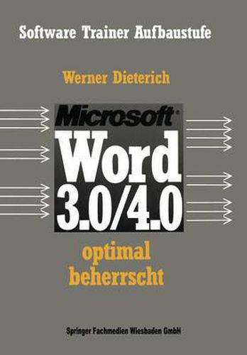 Cover image for Word 3.0/4.0 Optimal Beherrscht