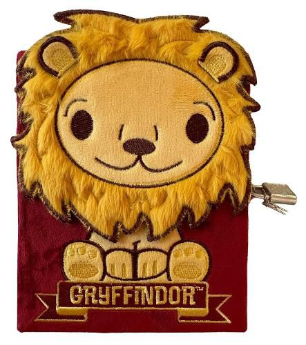 Cover image for Harry Potter: Gryffindor Plush Lock & Key Diary
