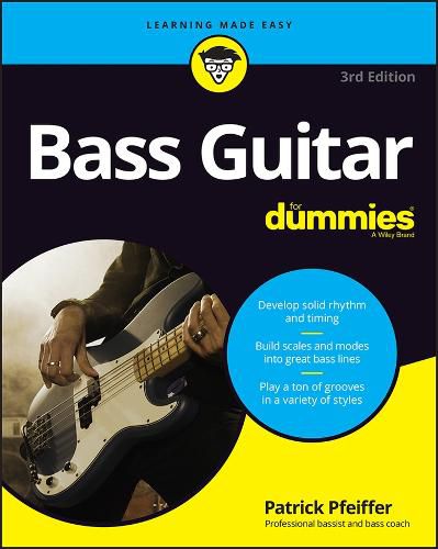 Cover image for Bass Guitar For Dummies, 3rd Edition