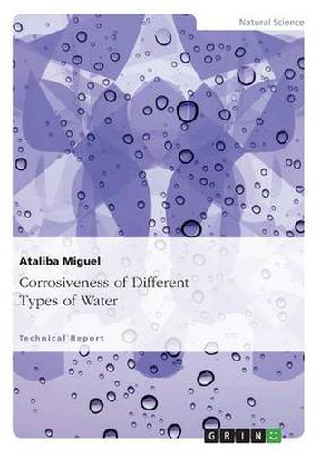 Cover image for Corrosiveness of Different Types of Water