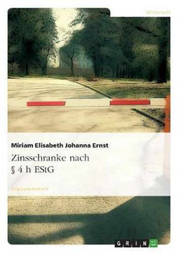 Cover image for Zinsschranke nach  4 h EStG