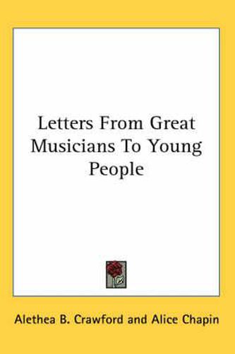 Cover image for Letters from Great Musicians to Young People