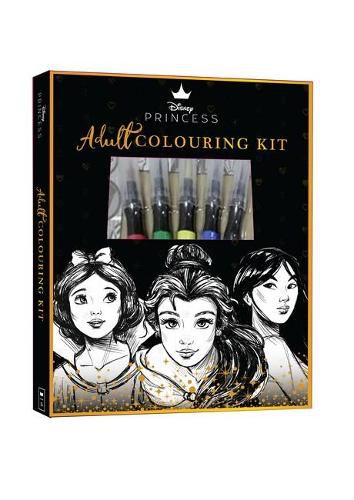 Cover image for Disney Princess: Adult Colouring Kit