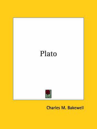 Cover image for Plato