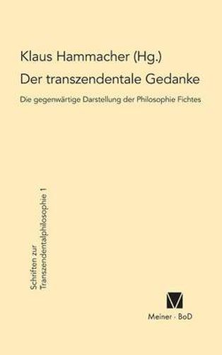 Cover image for Der transzendentale Gedanke