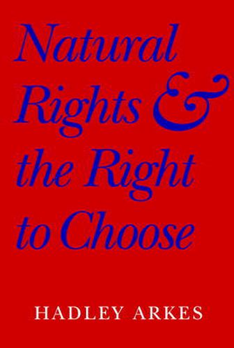 Cover image for Natural Rights and the Right to Choose