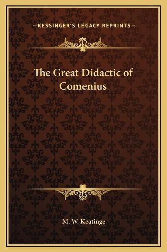 The Great Didactic of Comenius