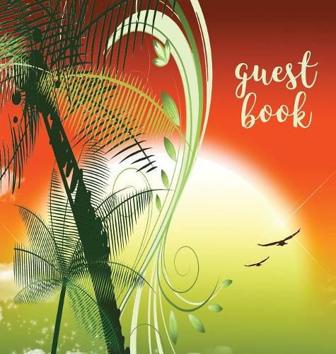 Cover image for GUEST BOOK (Hardback), Visitors Book, Guest Comments Book, Vacation Home Guest Book, Beach House Guest Book, Visitor Comments Book, House Guest Book