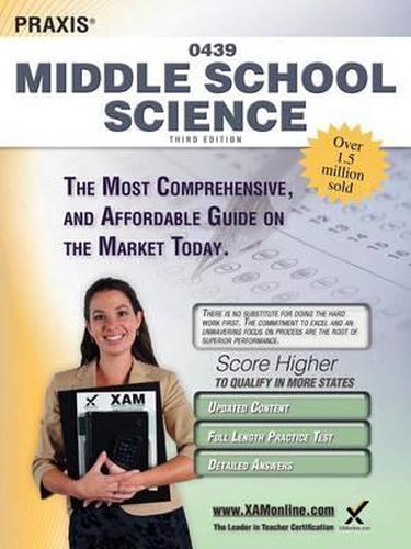 Cover image for Praxis Middle School Science 0439 Teacher Certification Study Guide Test Prep