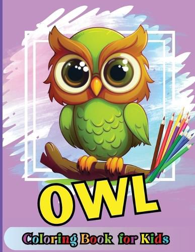 Cover image for Owl Coloring book for kids