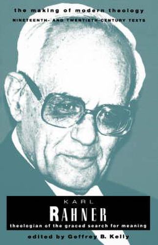 Cover image for Karl Rahner: Theologian of the Graced Search for Meaning