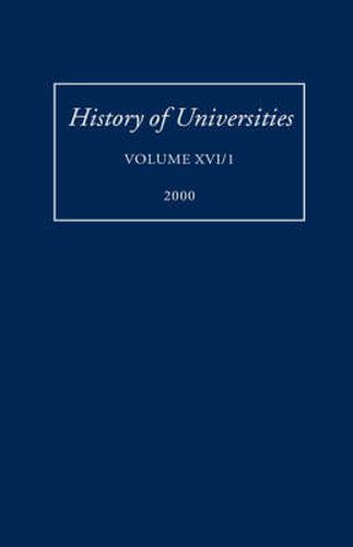 Cover image for History of Universities