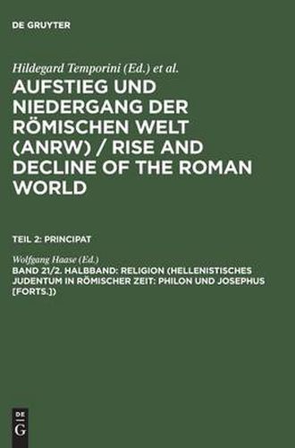 Cover image for Religion (Hellenistisches Judentum in Romischer Zeit: Philon Und Josephus [Forts.])