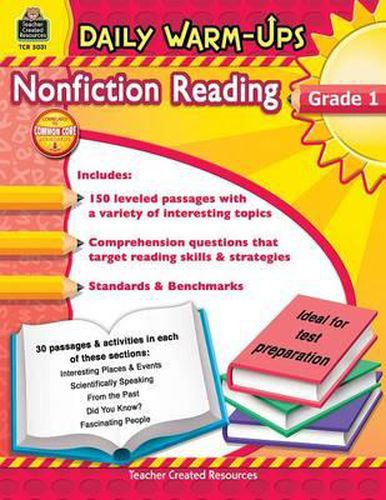 Cover image for Nonfiction Reading Grd 1