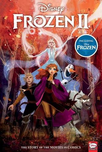 Cover image for Frozen 2: the Story of the Movies in Comics (Disney: Graphic Novel)