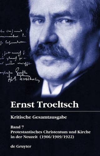Cover image for Protestantisches Christentum und Kirche in der Neuzeit: (1906/1909/1922)