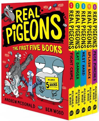 Cover image for Real Pigeons Fight Crime: The First Five Books