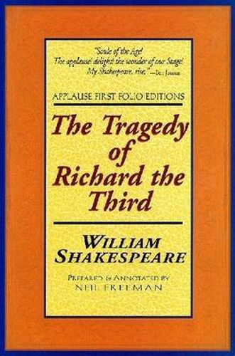 Cover image for The Tragedie of Richard the Third