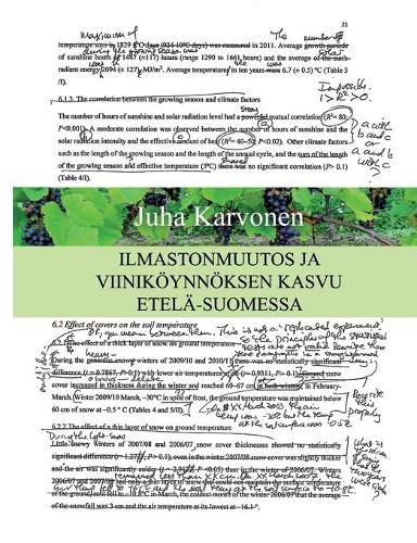 Cover image for Ilmastonmuutos ja viinikoeynnoeksen kasvu Etela-Suomessa