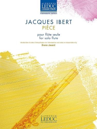 Cover image for Ibert: Piece for Solo Flute