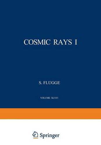 Cover image for Cosmic Rays I / Kosmische Strahlung I