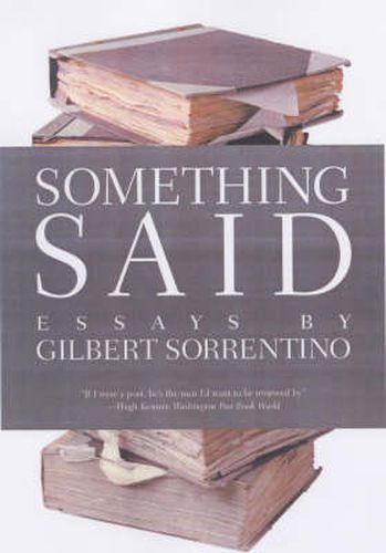 Cover image for Something Said