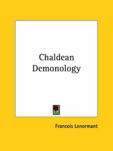 Cover image for Chaldean Demonology