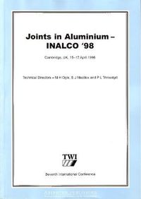 Cover image for Joints in Aluminium - INALCO '98: Seventh International Conference