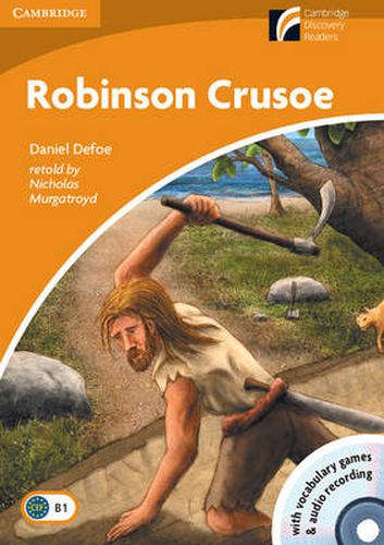 Cover image for Robinson Crusoe Level 4 Intermediate Book with CD-ROM and Audio CD