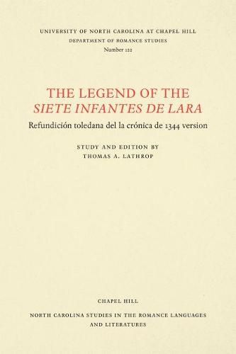 Cover image for The Legend of the Siete infantes de Lara