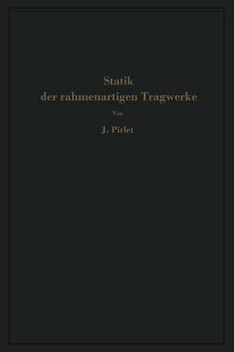 Cover image for Statik der rahmenartigen Tragwerke