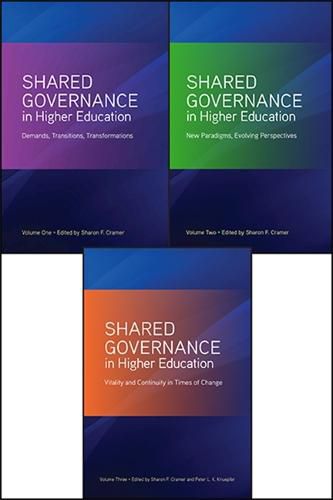 Cover image for Shared Governance in Higher Education Set (Volumes 1, 2 and 3)