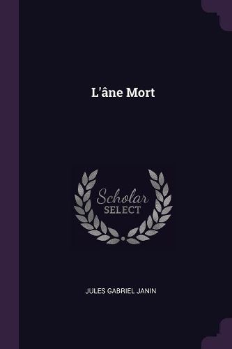 Cover image for L'ane Mort