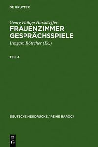 Cover image for Frauenzimmer Gesprachsspiele Teil 4