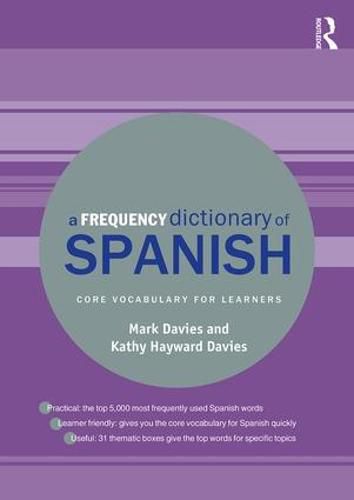 Cover image for A Frequency Dictionary of Spanish: Core Vocabulary for Learners