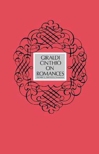 Cover image for Giraldi Cinthio on Romances
