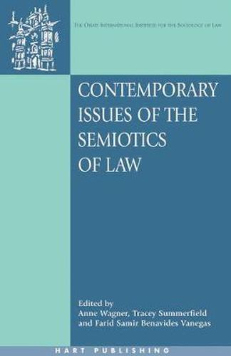 Cover image for Contemporary Issues of the Semiotics of Law