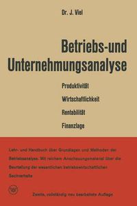 Cover image for Betriebs- Und Unternehmungsanalyse